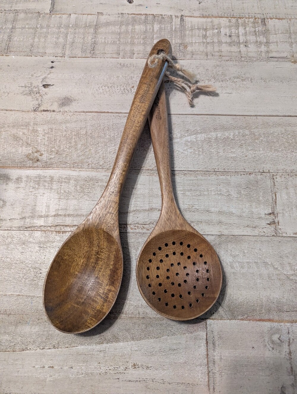 Set Of Long Handled Wooden Spoons